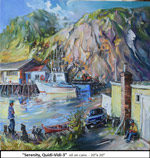 Serenity, Quidi-Vidi-3, Oil on Canvas